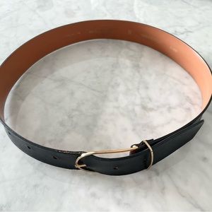 Maison Boinet | Black Leather Belt